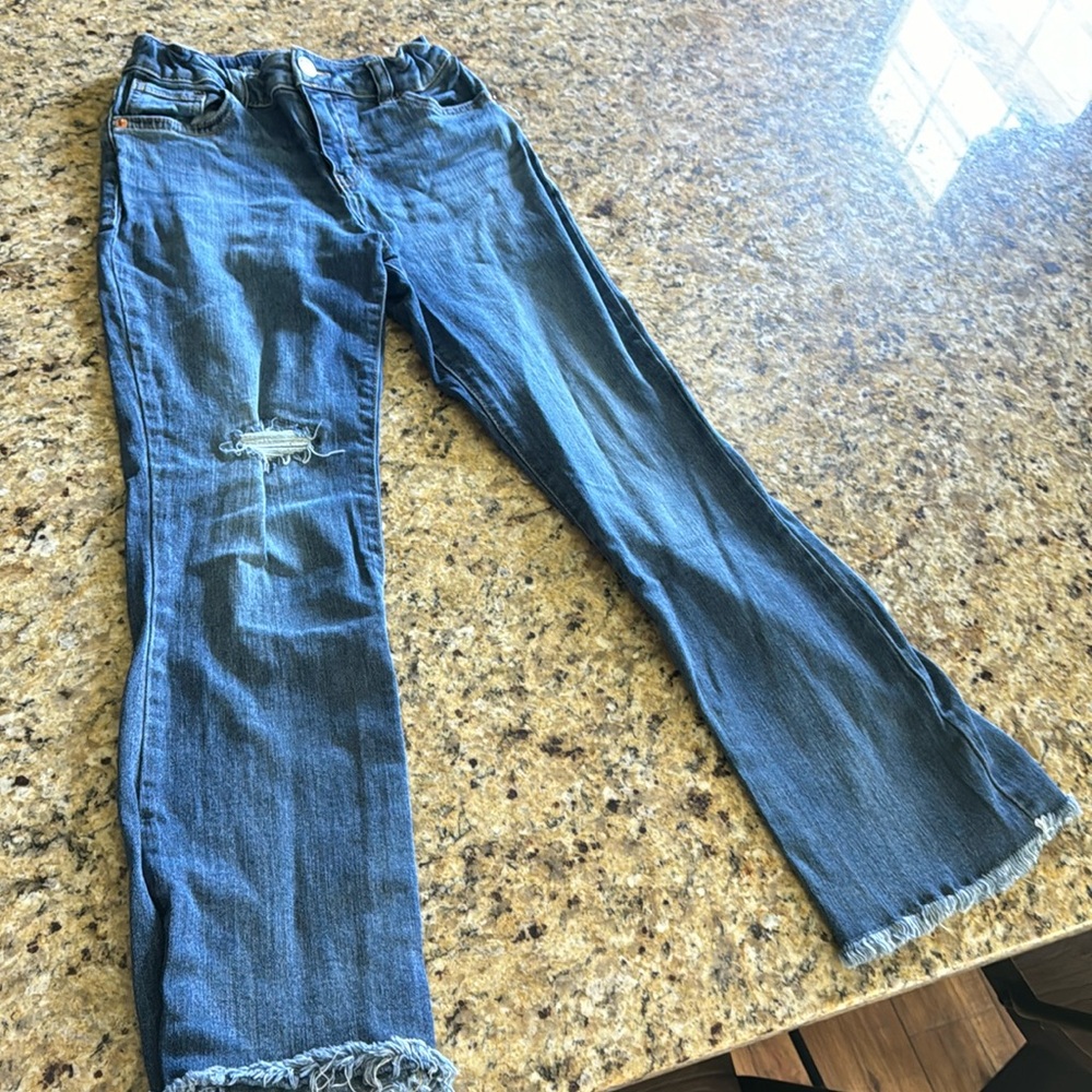 Girls, cat and Jack stretchy flare jeans